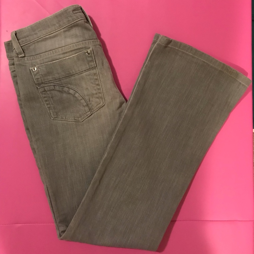 Joes Rocker grey wash bootcut jeans